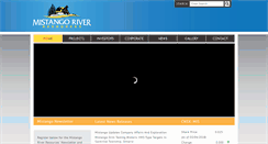 Desktop Screenshot of mistangoriverresources.ca